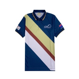 Design Contrasting Color Polo Shirts Custom Back Neck Printing Design Showjumping Competition Equestrian Club Polo Shirt Supplier Australia  Sublimation  P1458 Design Contrasting Color Polo Shirts Custom Back Neck Printing Design Showjumping Competition Equestrian Club Polo Shirt Supplier Australia  Sublimation  P1458